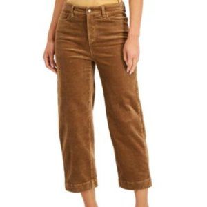 SIZE:14 CHARTER CLUB ASHBURY BROWN CORDUROY PANTS W/SIDE AND BACK POCKETS
